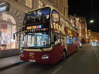 Visite nocturne panoramique de la ville de Vienne en Big Bus
